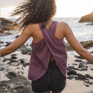 Tentree Harbour Crossback Tank, size L